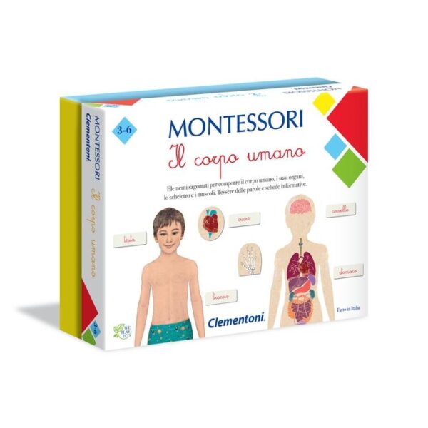 MONTESSORI - IL CORPO UMANO - clementoni