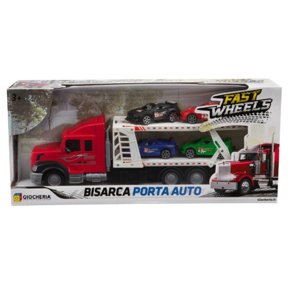 BISARCA PORTA AUTO -Fast Wheels - Giocheria