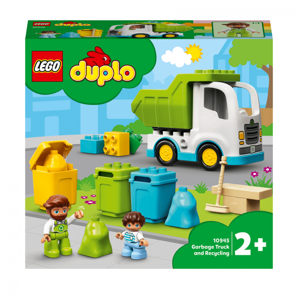 LEGO DUPLO Camion della spazzatura e riciclaggio 10945