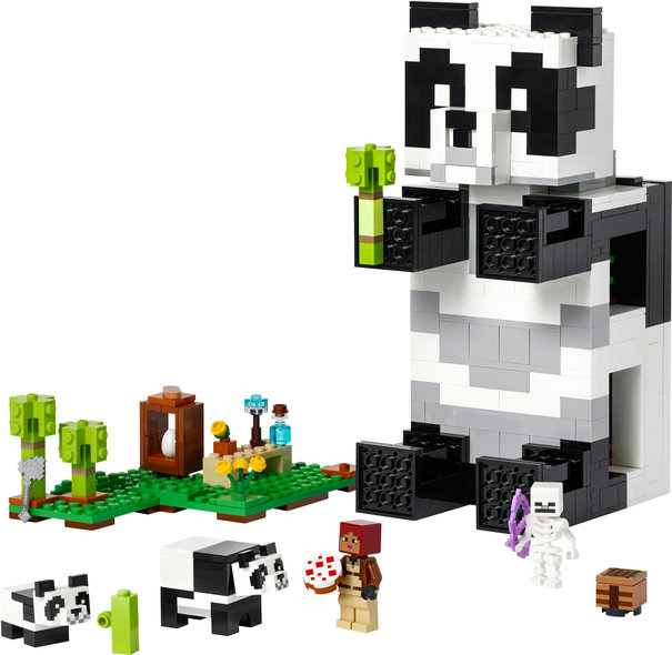 LEGO Minecraft 21245 Il rifugio del panda - Il Giocartolaio