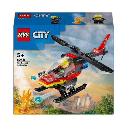 LEGO City 60411 Elicottero dei Pompieri - Il Giocartolaio