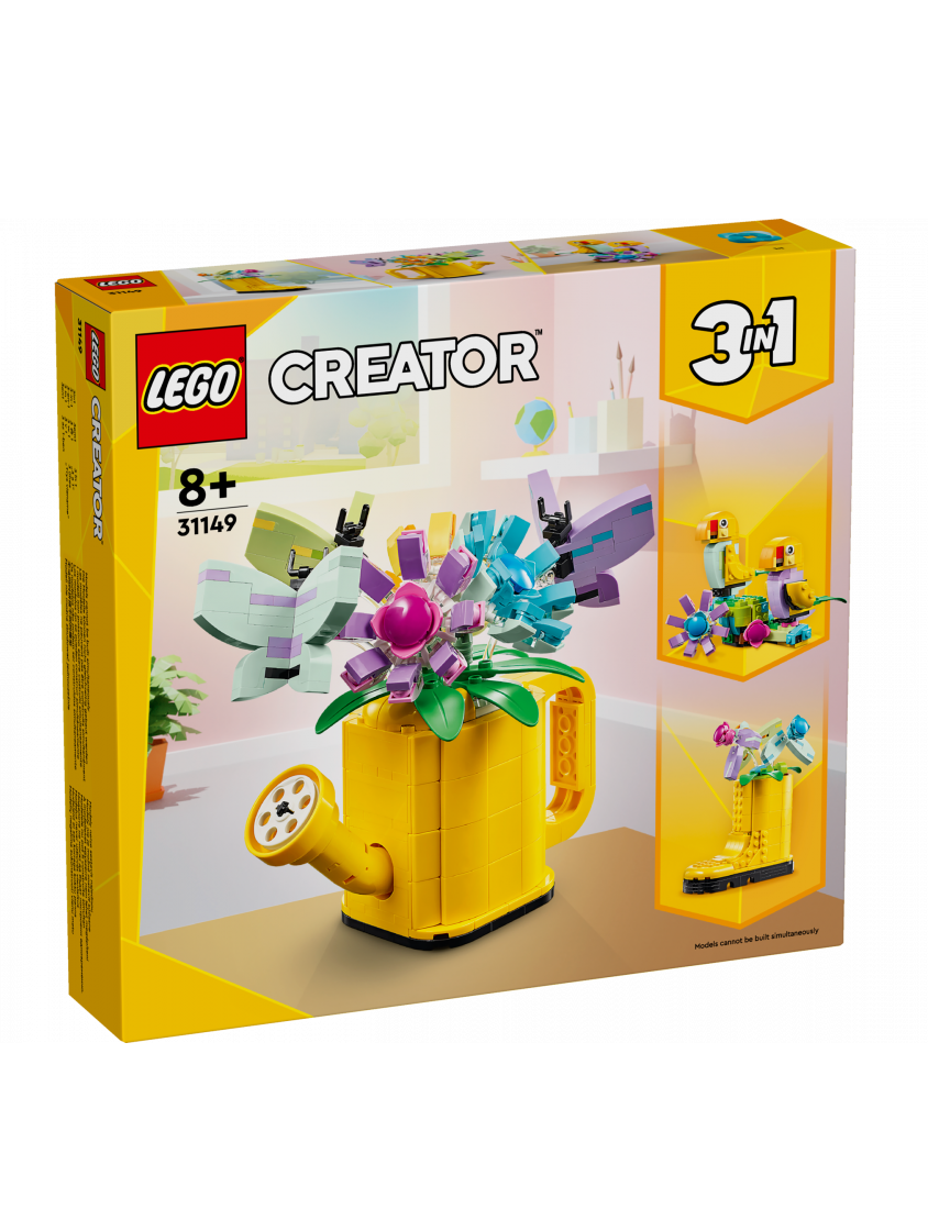 LEGO Creator 31149 3in1 Innaffiatoio con Fiori Finti - Il Giocartolaio