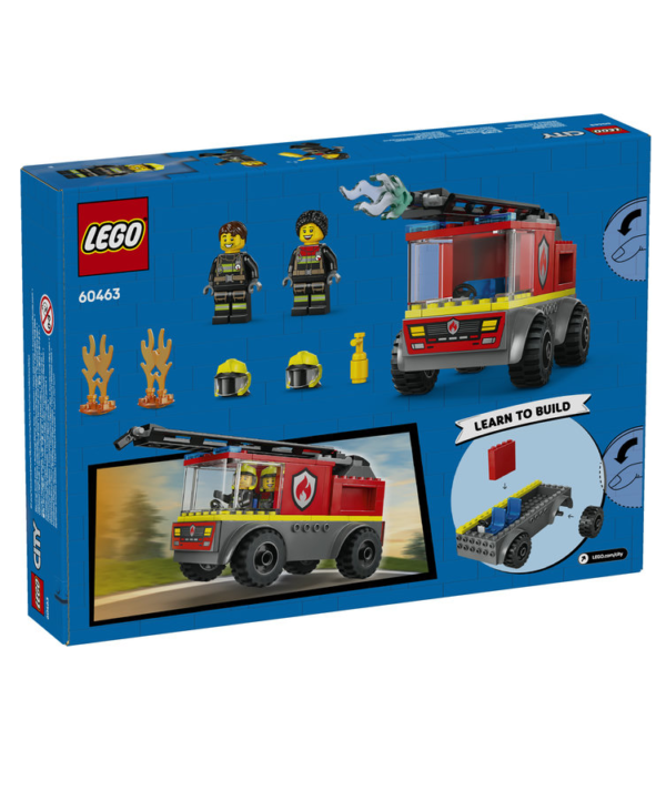 LEGO CITY 60463 Autopompa con scala 82 pz